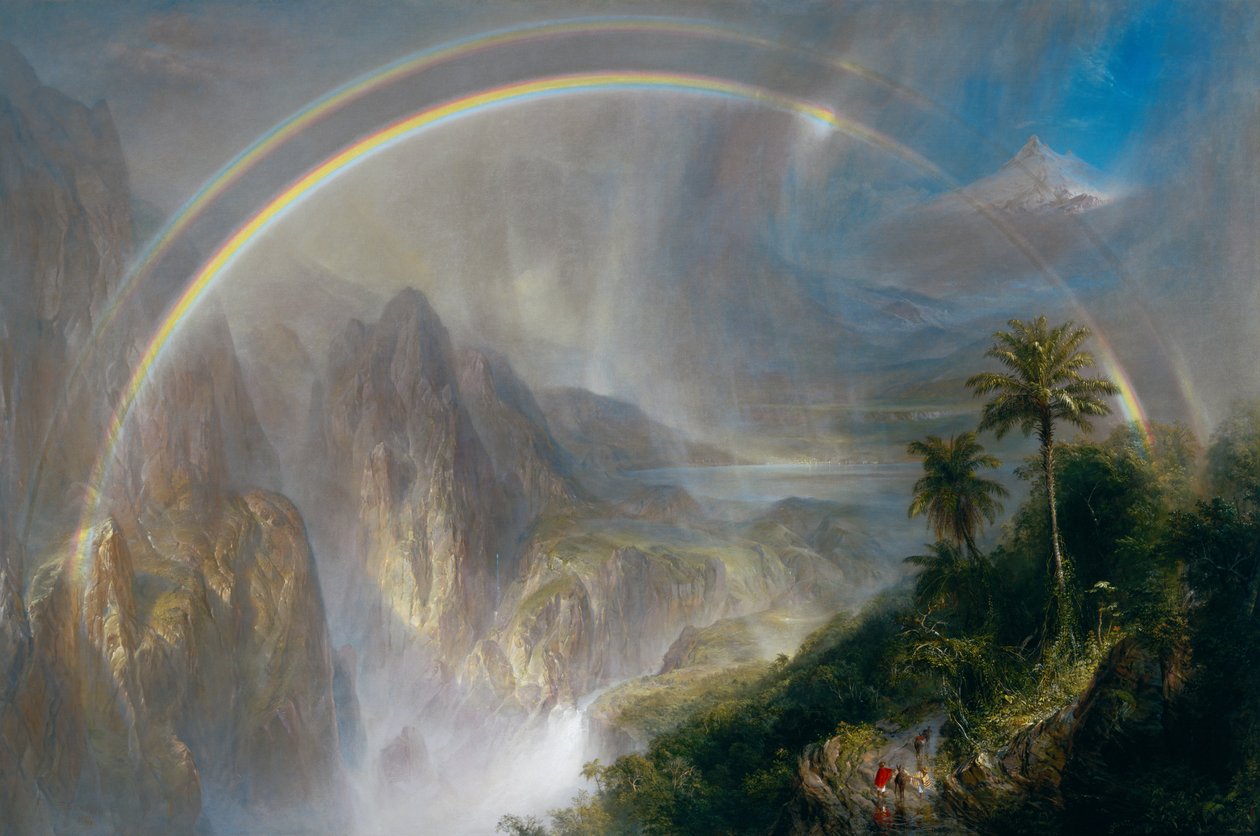 Estação das chuvas nos trópicos de Frederic Edwin Church