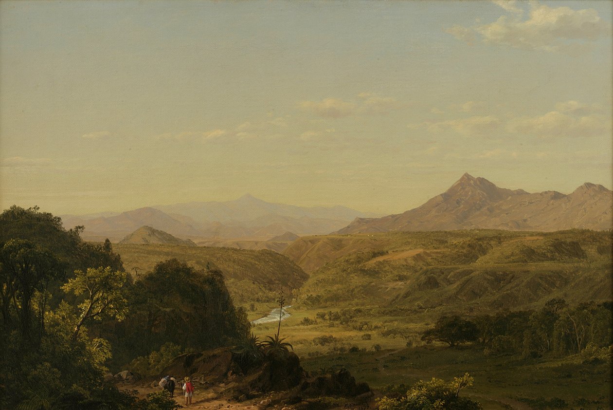 Cena entre os Andes, 1854 de Frederic Edwin Church