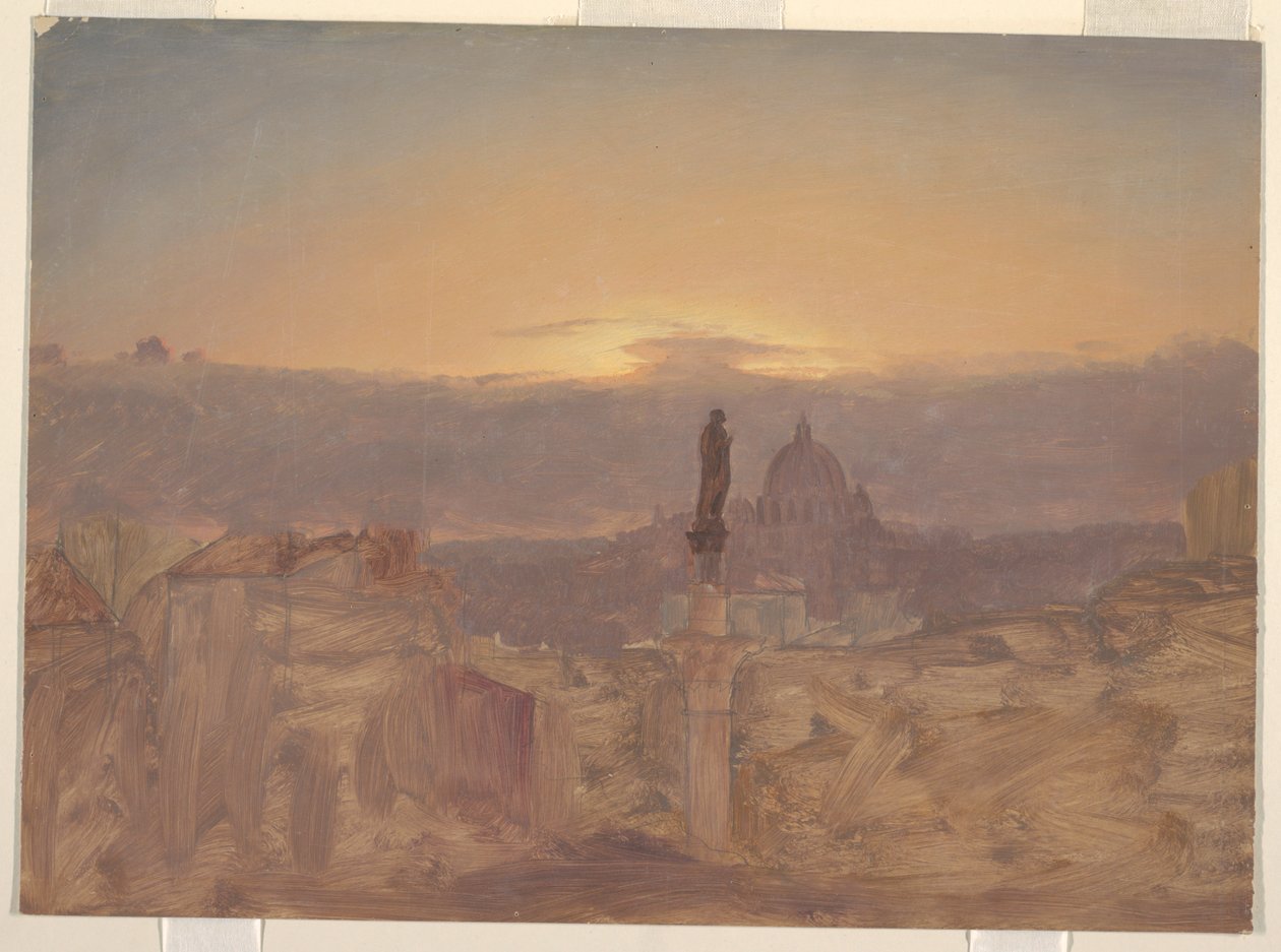 Basílica de São Pedro do Pincio, Roma de Frederic Edwin Church