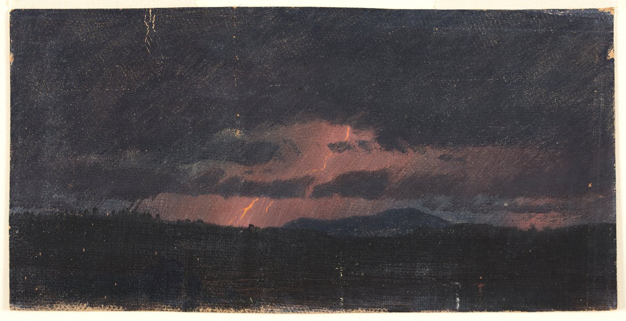 Tempestade sobre Hudson Valley de Frederic Edwin Church