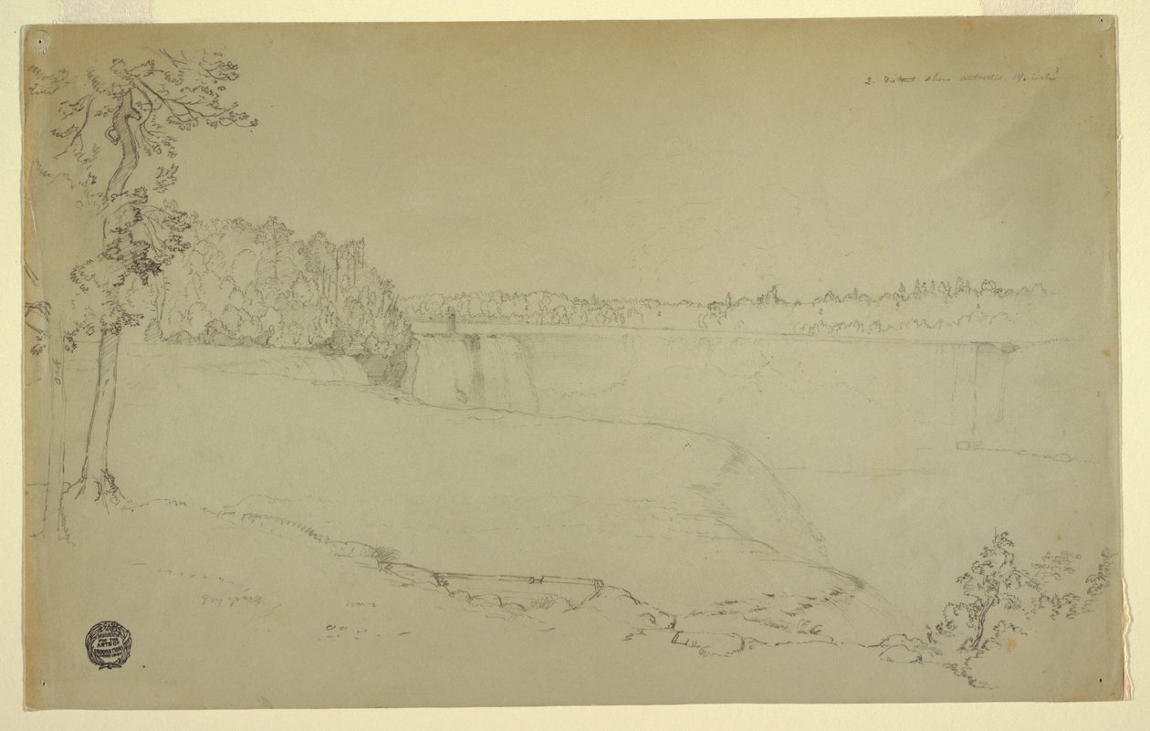 Estudos. As Cataratas do Niágara. de Frederic Edwin Church