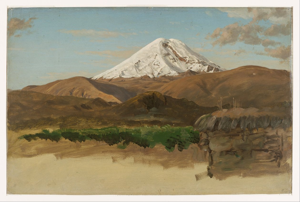 Estudo do Monte Chimborazo, Equador de Frederic Edwin Church