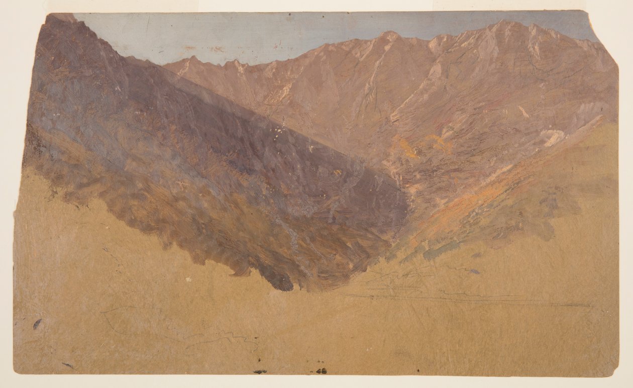 Estudo da Grande Bacia, Mt. Katahdin de Frederic Edwin Church