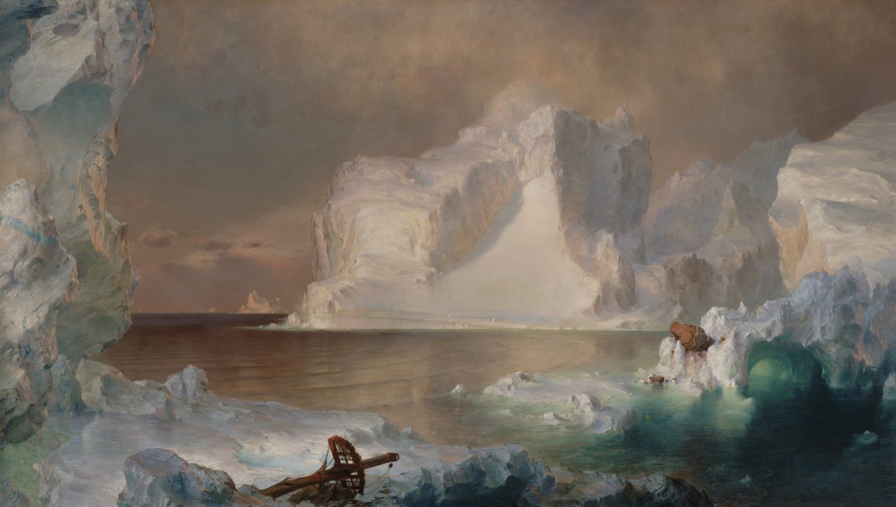 Os icebergs de Frederic Edwin Church