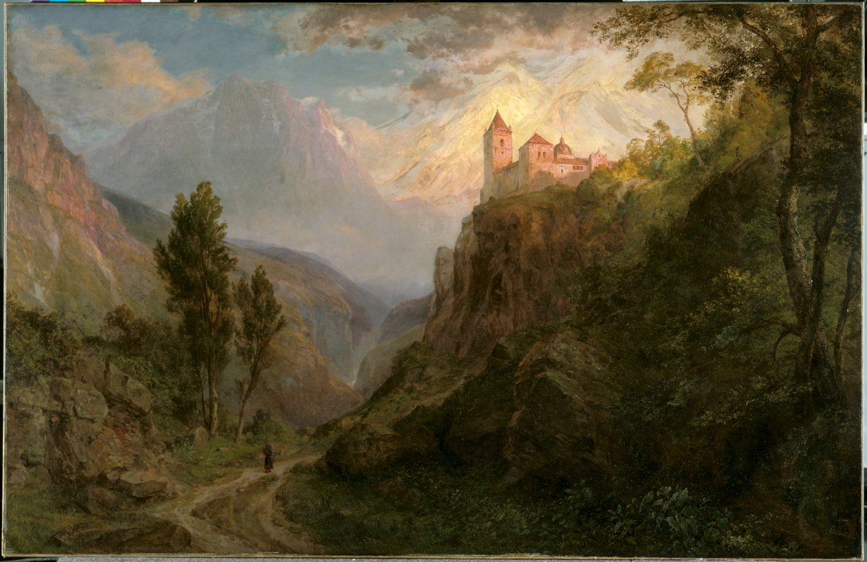 O Mosteiro de São Pedro Nossa Senhora das Neves, 1879. de Frederic Edwin Church