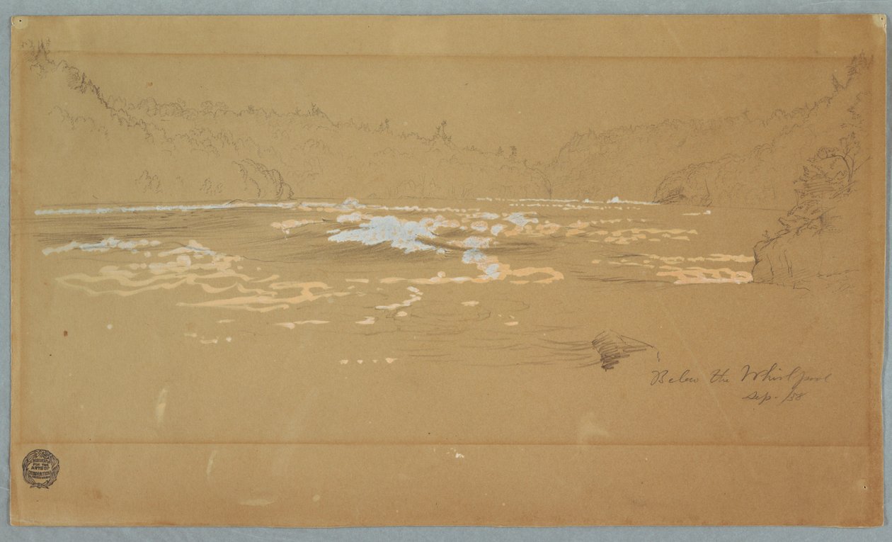O Rio "Abaixo do Redemoinho" de Frederic Edwin Church