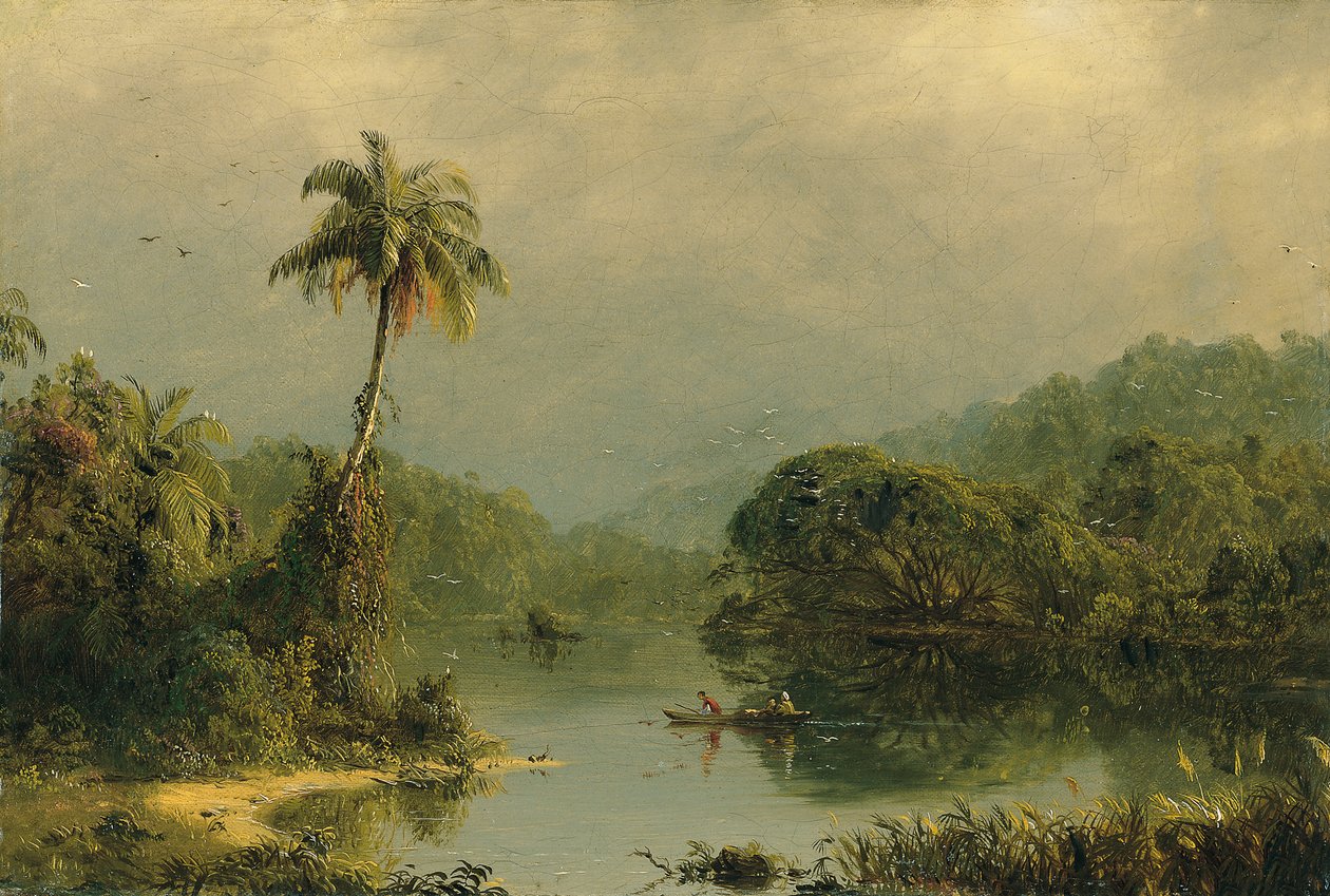 Paisagem tropical de Frederic Edwin Church