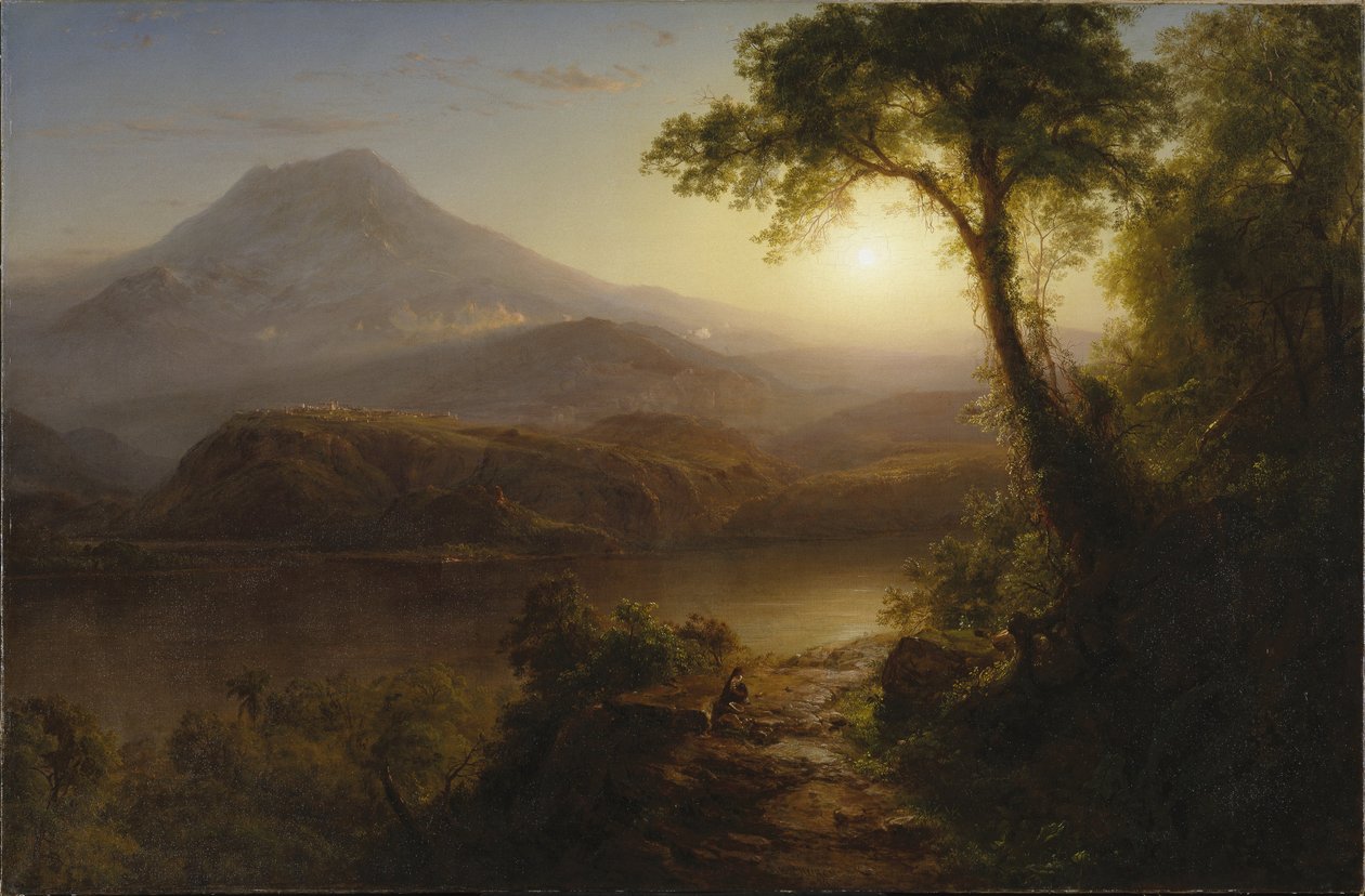 Cenário tropical de Frederic Edwin Church