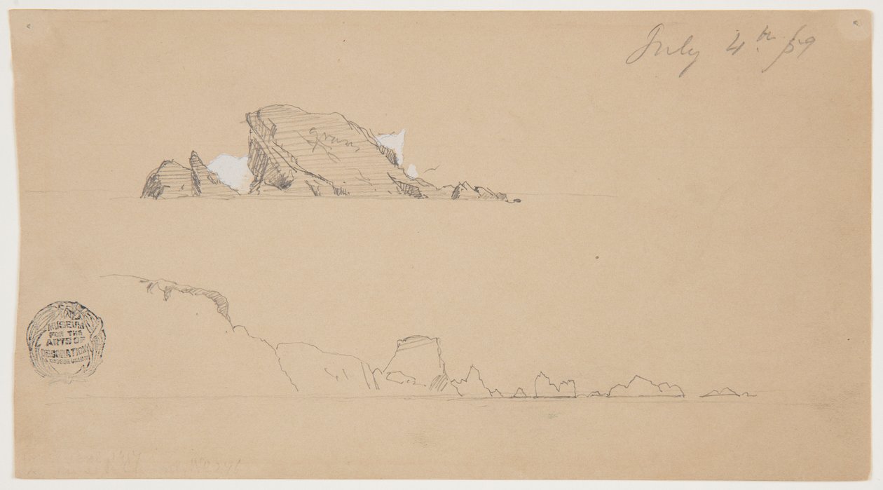 Dois Icebergs de Frederic Edwin Church