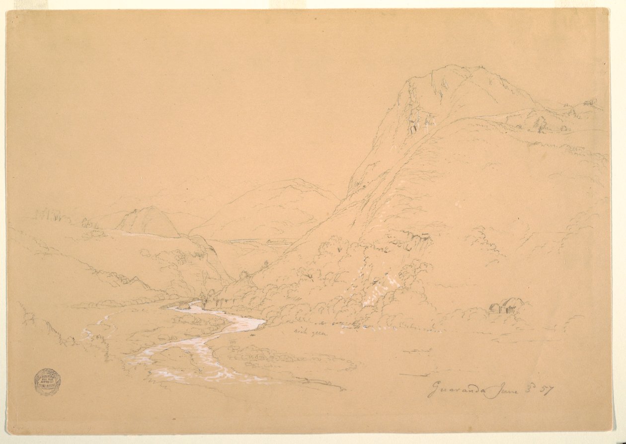 Vale Perto de Guaranda de Frederic Edwin Church