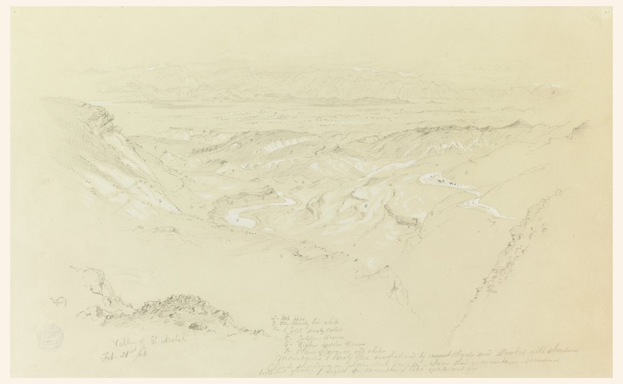 Vale de El Arabá de Frederic Edwin Church