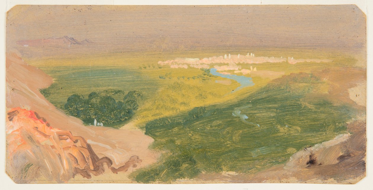 Vista para Damasco, Síria de Frederic Edwin Church