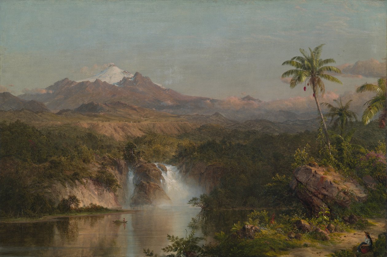 Vista do Cotopaxi de Frederic Edwin Church