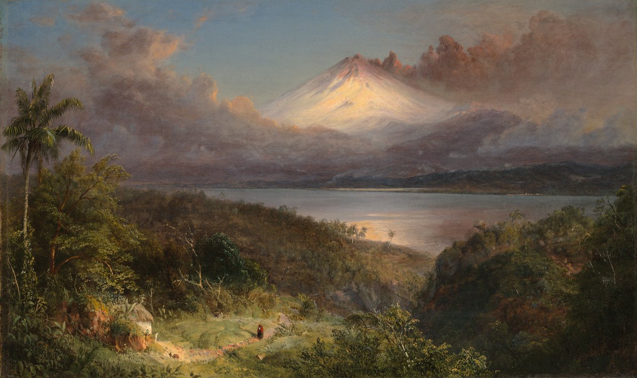Vista do Cotopaxi de Frederic Edwin Church