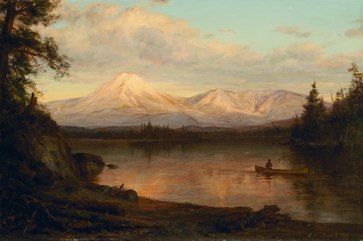 Vista do Monte Katahdin de Frederic Edwin Church