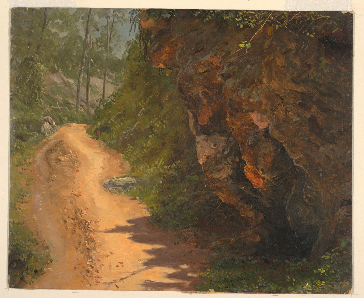 Caminho da floresta, Jamaica de Frederic Edwin Church