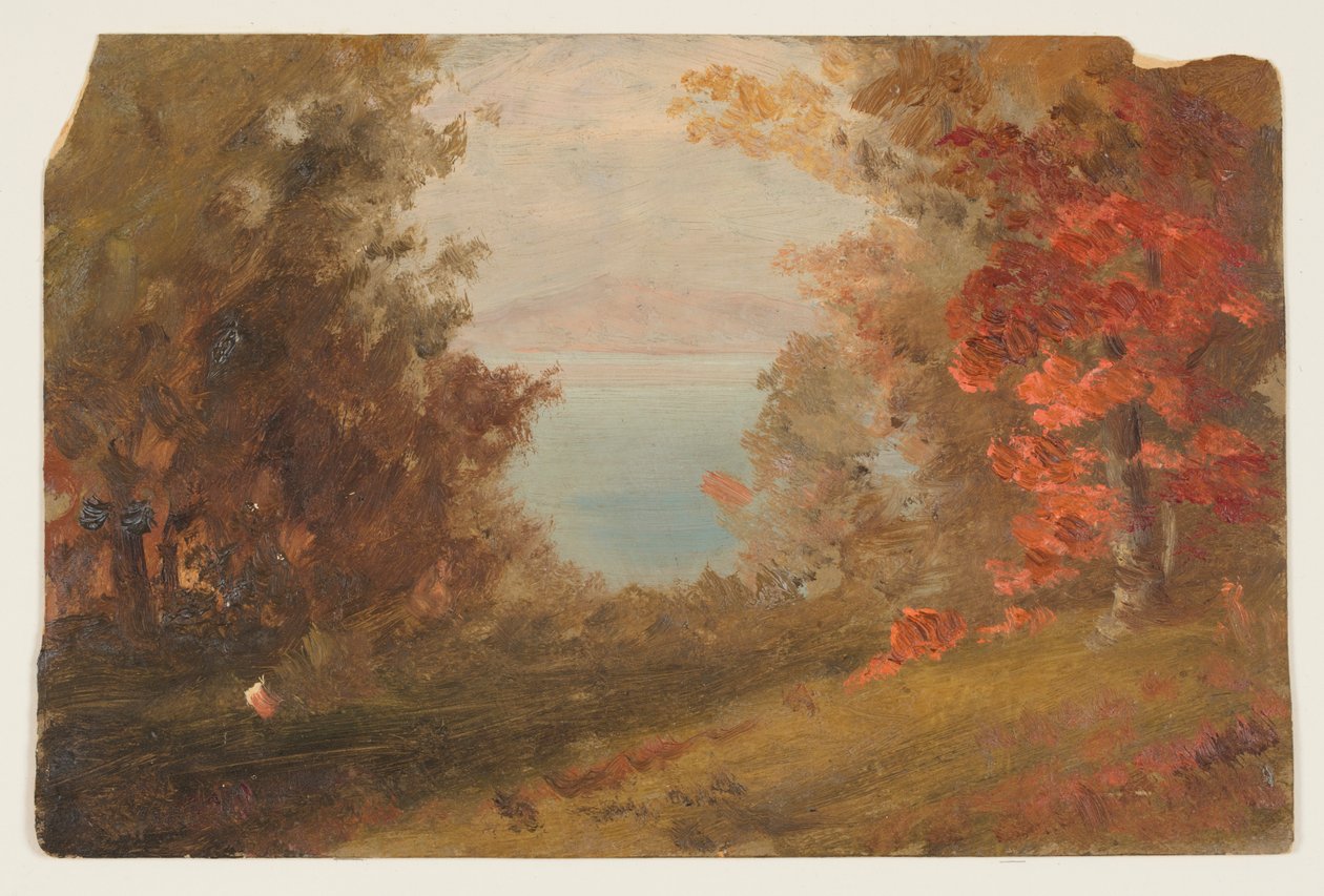 Cena da floresta no outono de Frederic Edwin Church