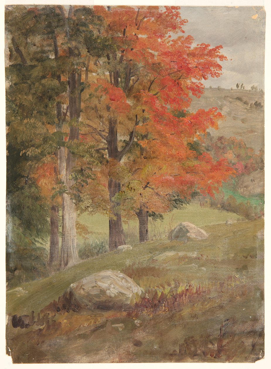 Bosques no outono de Frederic Edwin Church