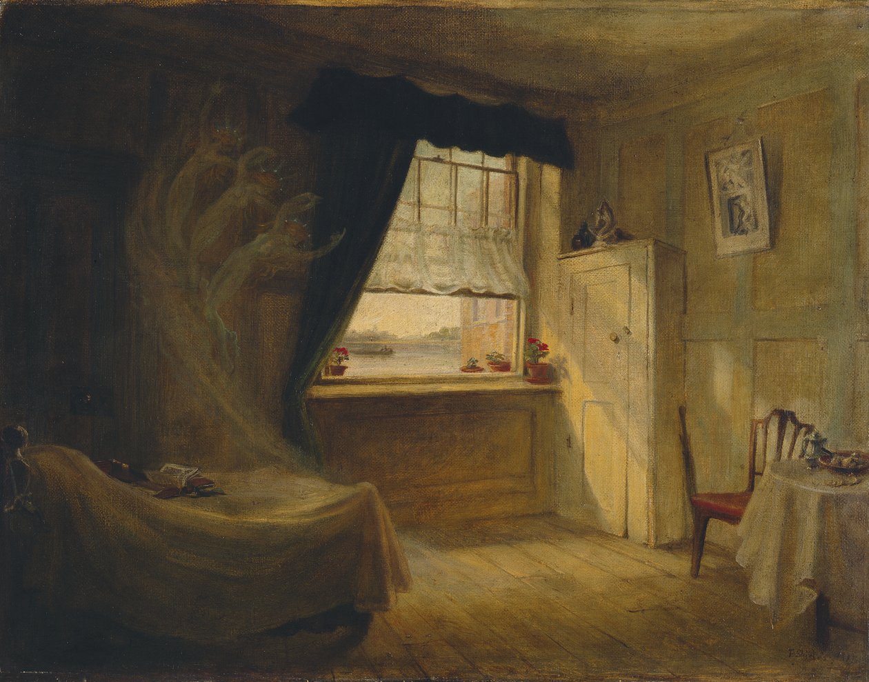 O quarto de William Blake de Frederic James Shields