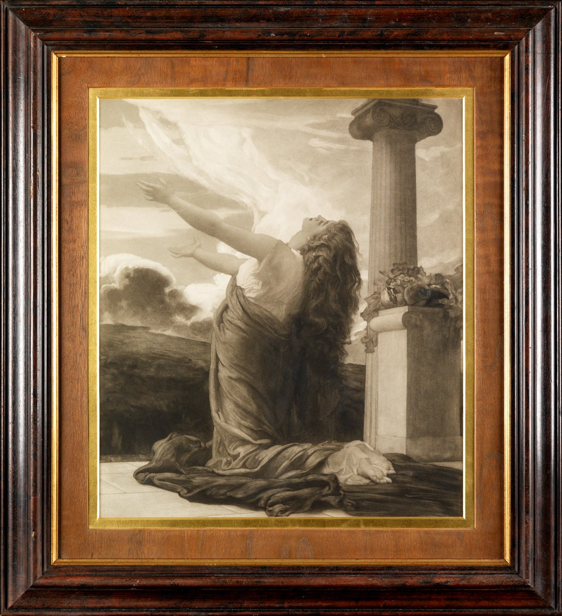Clytie (fotogravura) de Frederic Leighton