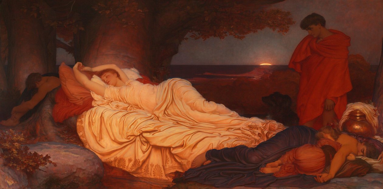 Cymon e Ifigênia, 1884 de Frederic Leighton