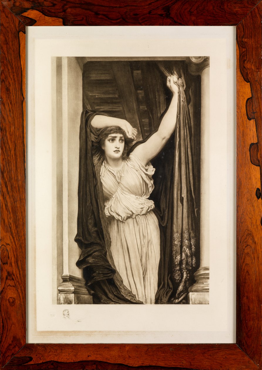 Última Vigilância do Herói (fotogravura) de Frederic Leighton