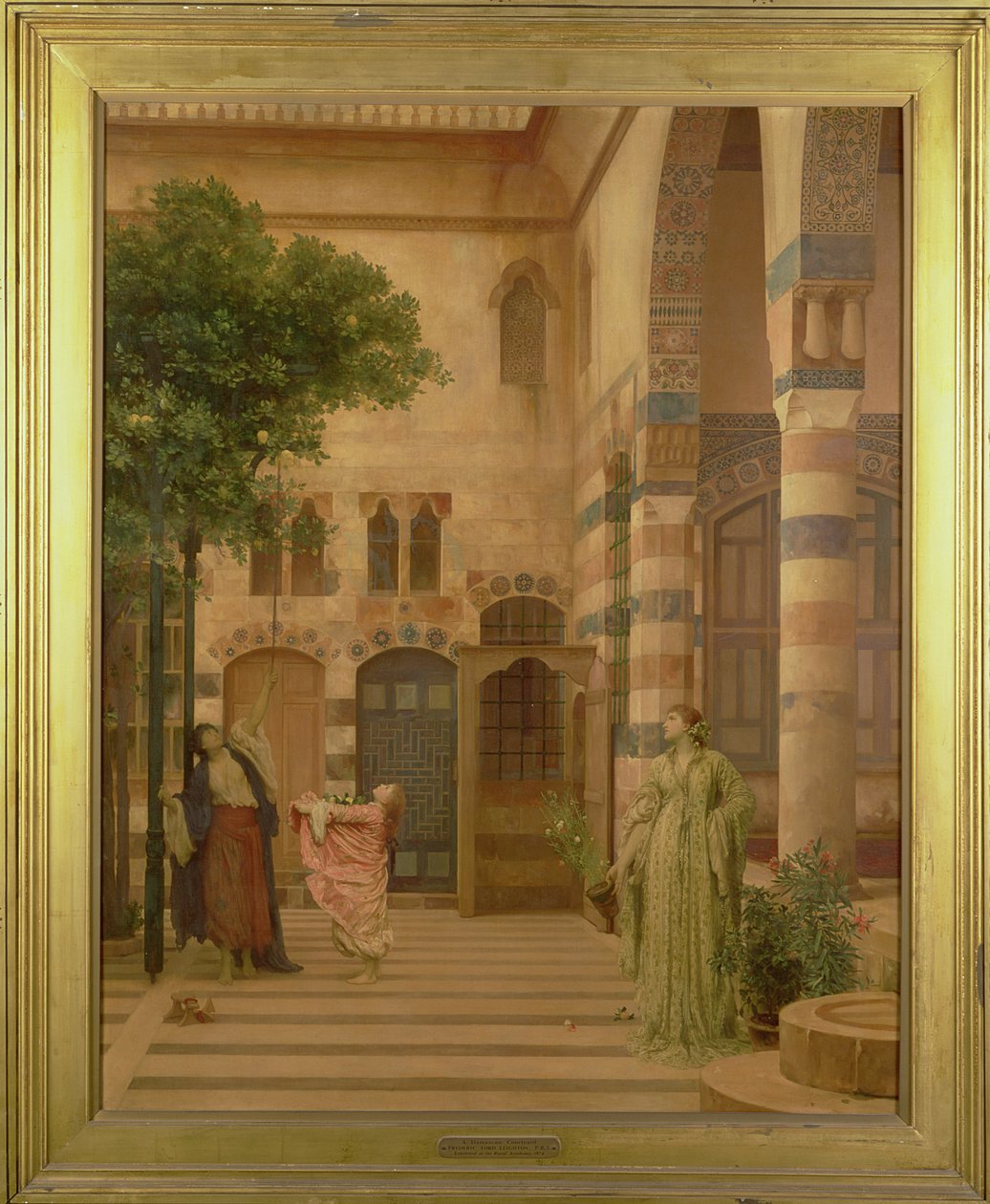 Damasco Velho: Bairro Judeu ou Limão de Coleta, c.1873-1874 de Frederic Leighton