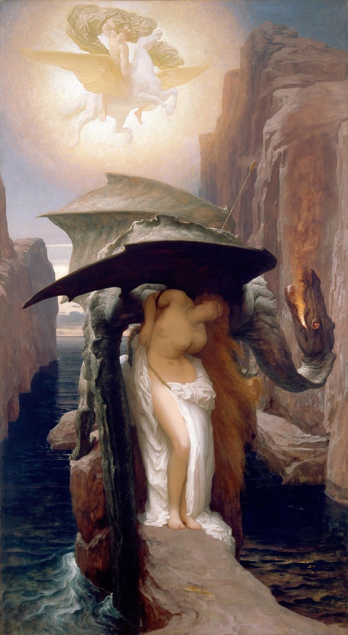 Perseu e Andrómeda de Frederic Leighton
