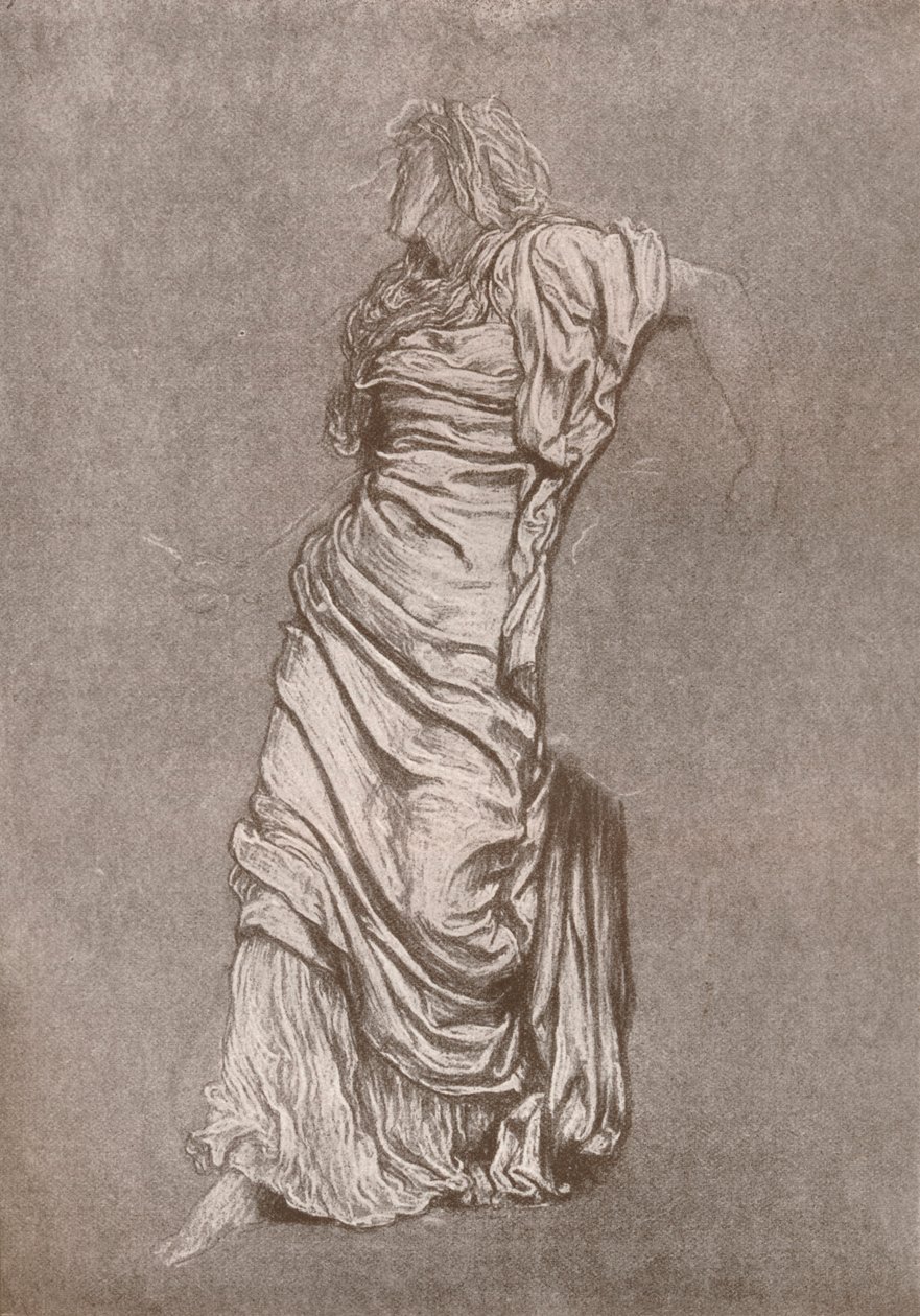 Estudo para Rizpah, c1870, 1897 de Frederic Leighton