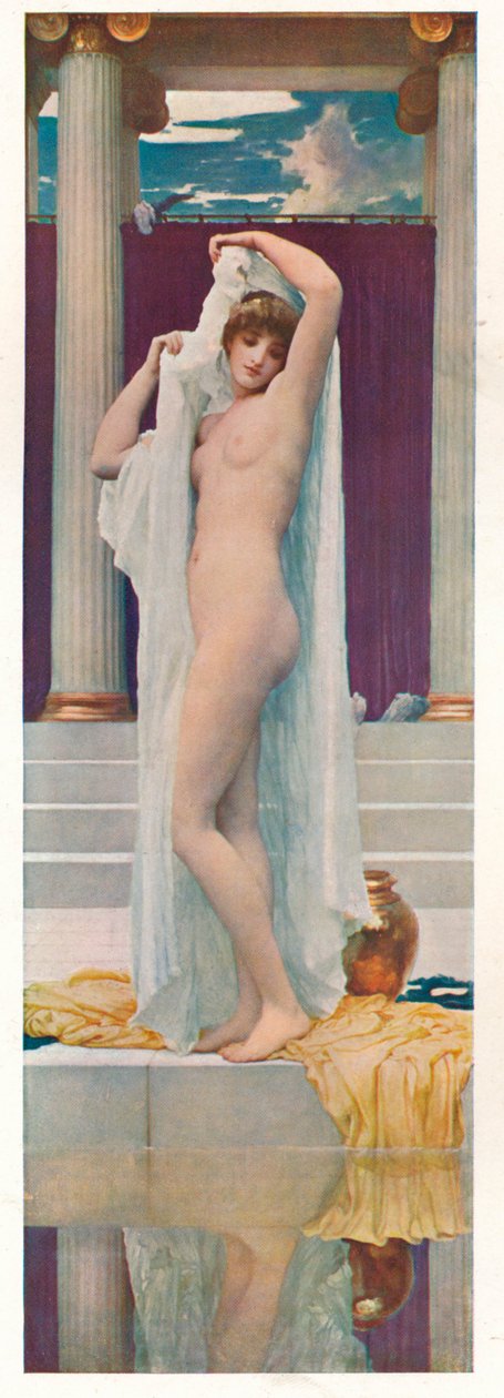 O Banho da Psique, c1890. de Frederic Leighton