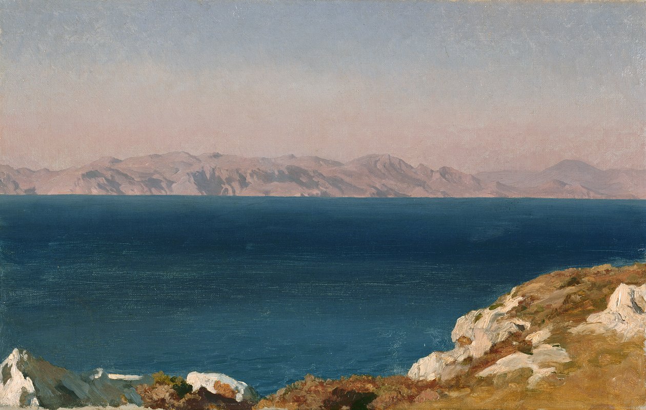 A Ilha de Chios, c.1867 (óleo sobre tela) de Frederic Leighton
