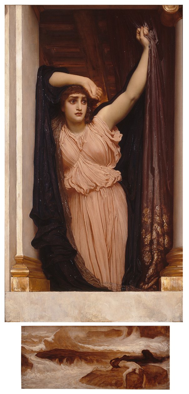 A última vigília do herói de Frederic Leighton