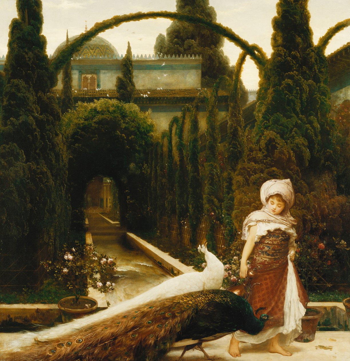 O jardim mourisco; um sonho de Granada, 1874 de Frederic Leighton