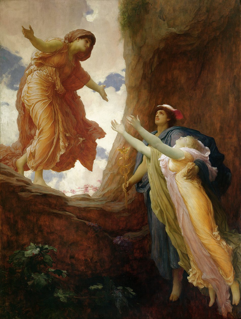 O Retorno de Perséfone, c.1891 (óleo sobre tela) de Frederic Leighton