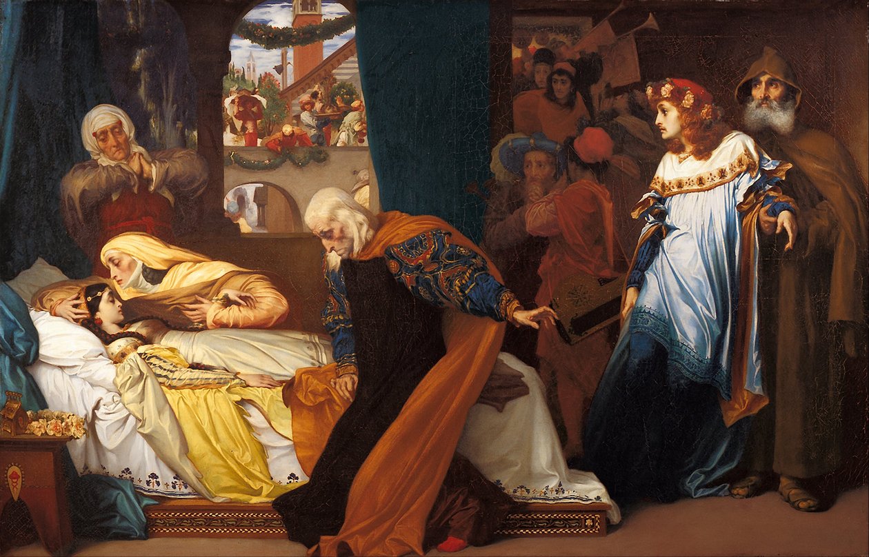 A morte forjada de Julieta de Frederic Leighton