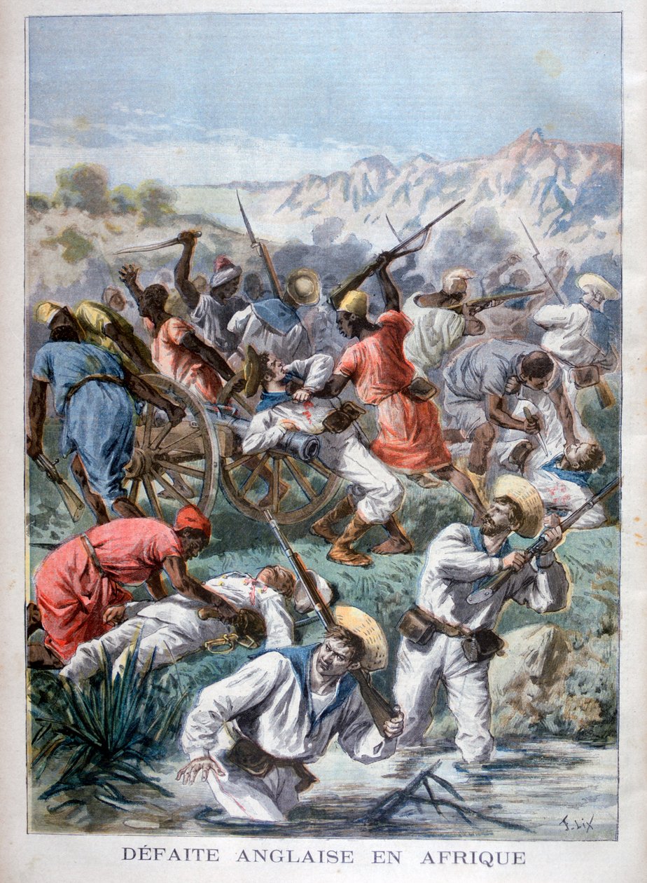 Derrota para os britânicos na África, 1894 de Frederic Lix
