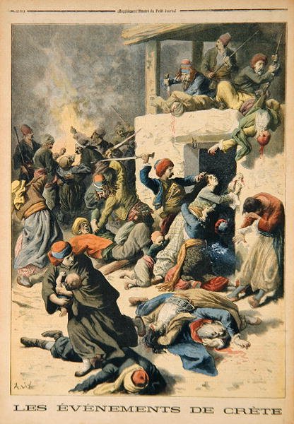 Eventos de Creta, do "Le Petit Journal", 26 de julho de 1896 de Frederic Lix