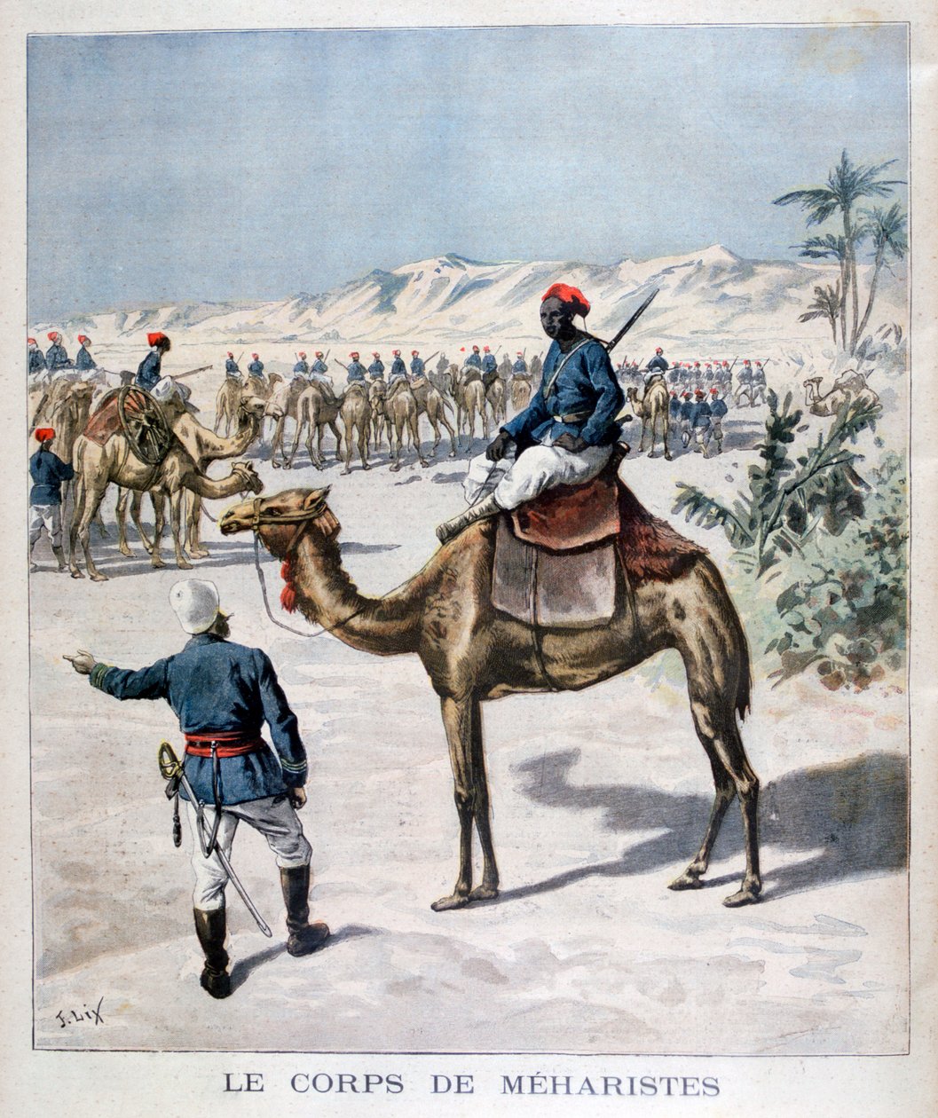 Corpo Meharist, 1894 de Frederic Lix
