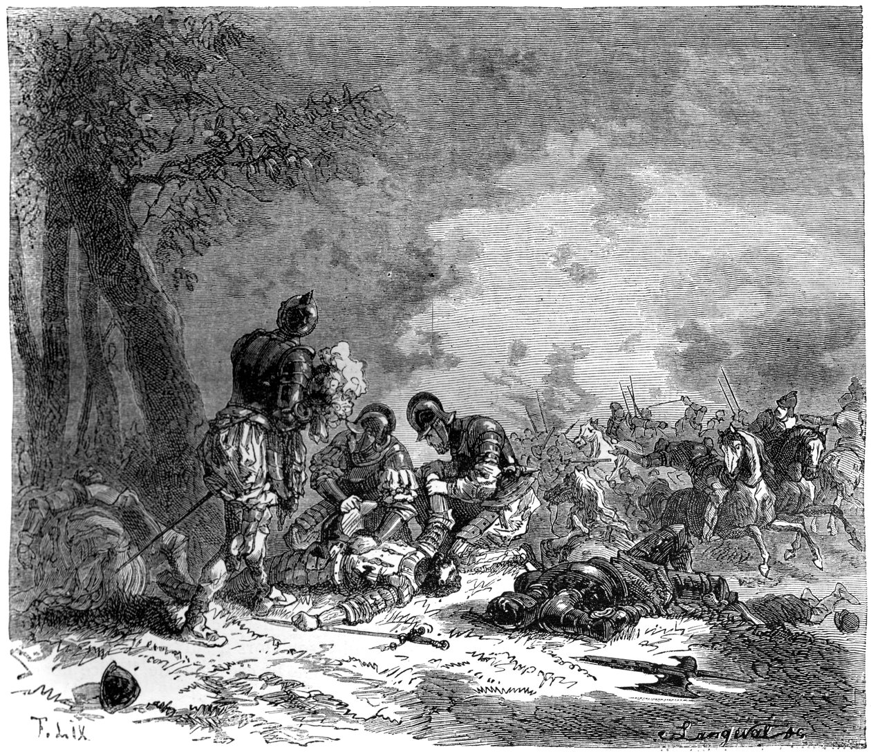 A morte do príncipe d&39;Orange, Florença, Itália, 1530 1882-1884. de Frederic Lix