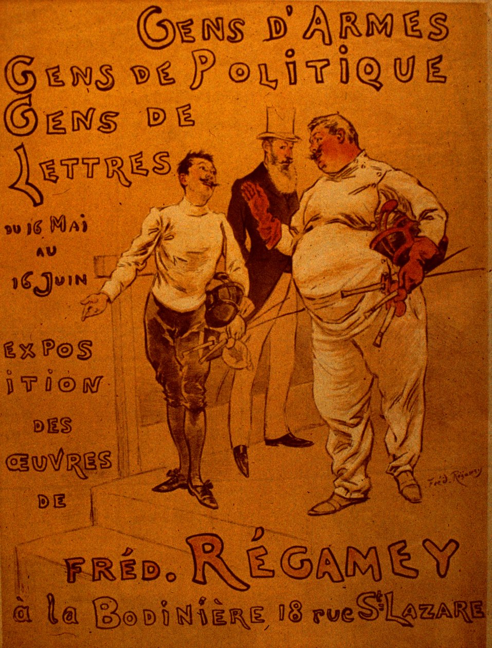 Publicidade de Cartazes e Exposições de Frederic Regamey