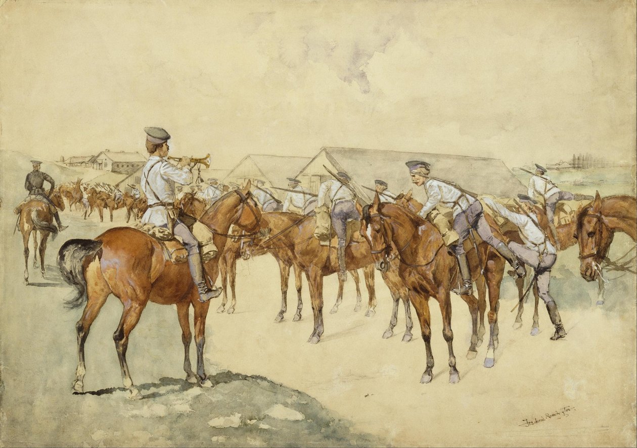 Um apelo às armas de Frederic Remington