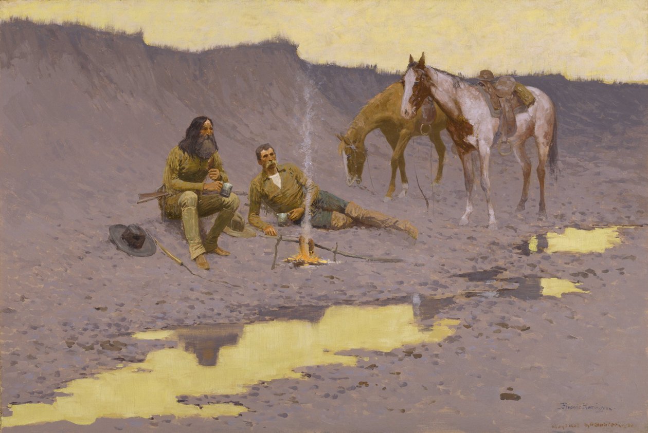 Um Ano Novo no Cimarron de Frederic Remington