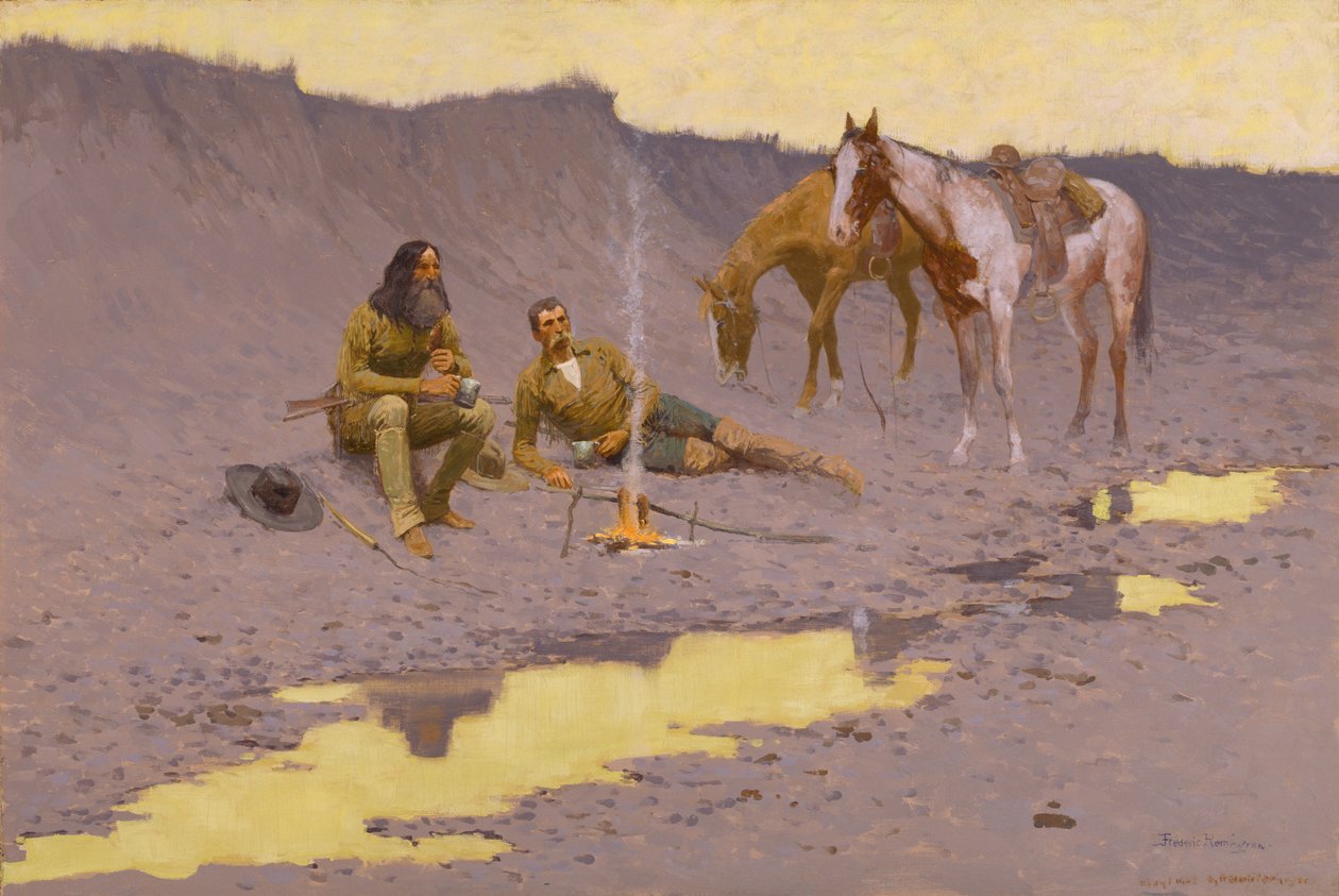 Um Ano Novo no Cimarron de Frederic Remington
