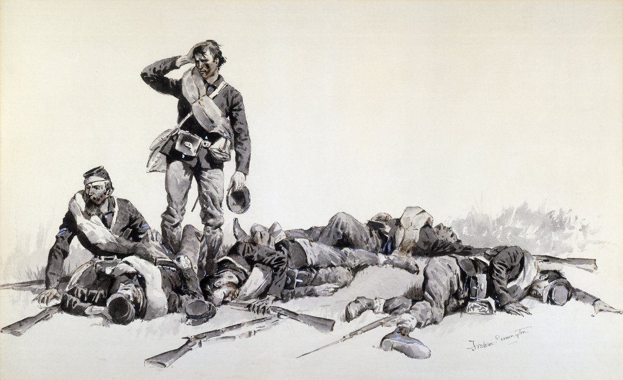 Depois da batalha de Frederic Remington