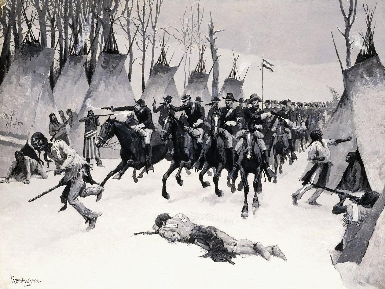 Batalha de Washita de Frederic Remington