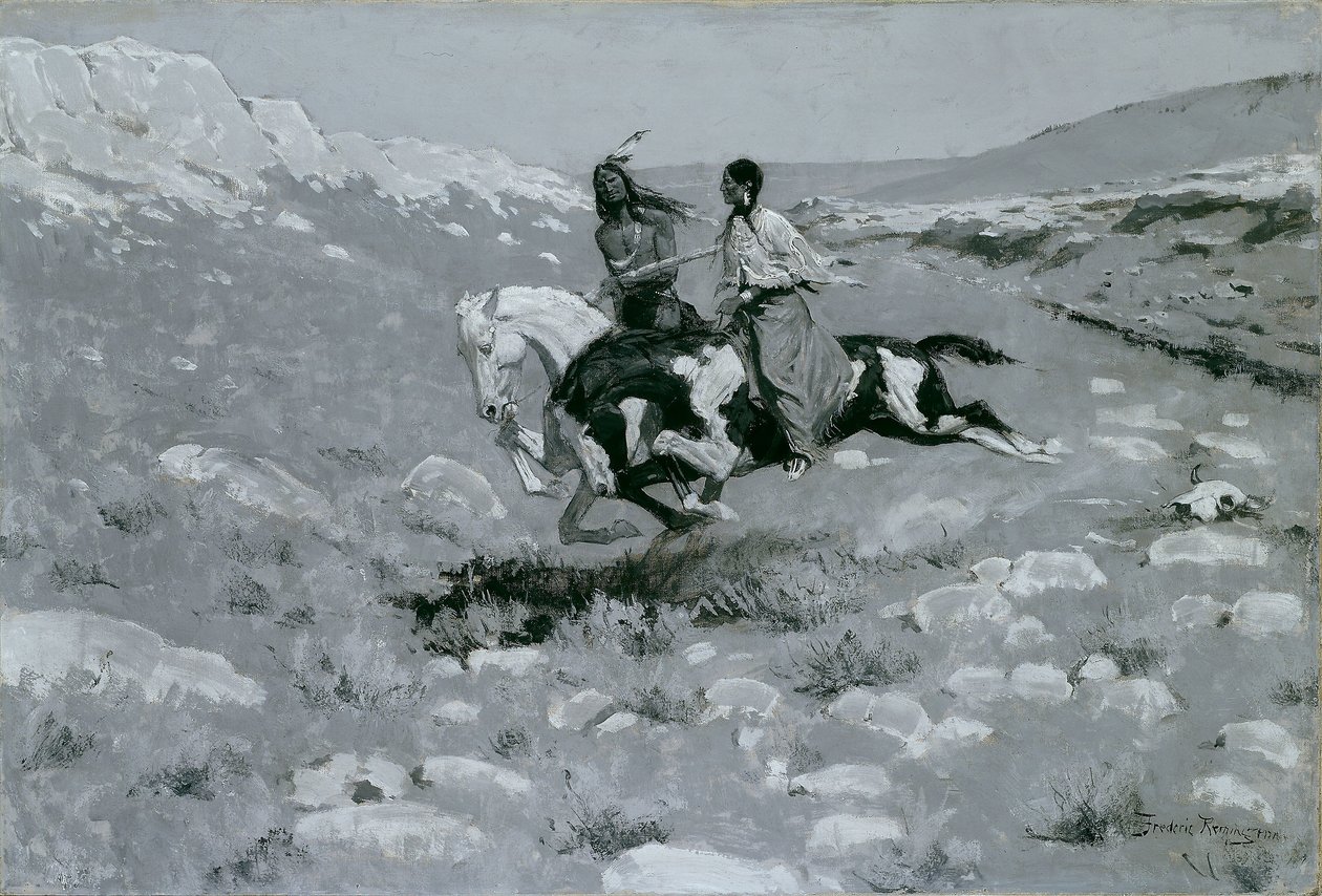 Cerimónia do cavalo mais rápido de Frederic Remington