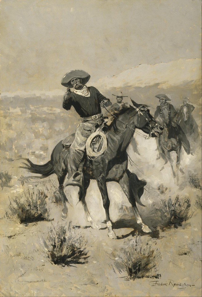 Days on the Range ("Mãos ao alto!") de Frederic Remington