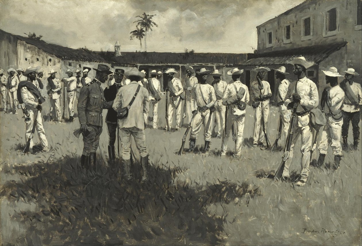 Dissolução do exército de Gomez de Frederic Remington