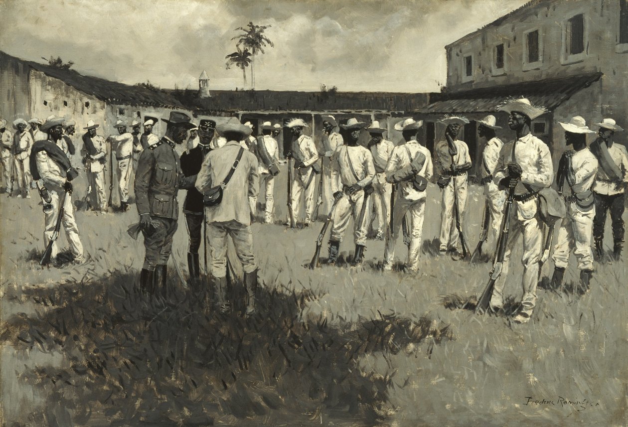 Dissolução do exército de Gomez de Frederic Remington