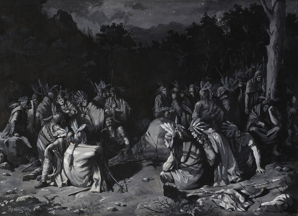 Encontro de Índios de Frederic Remington